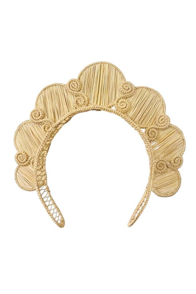 Diadema de palma de iraca Ofelia