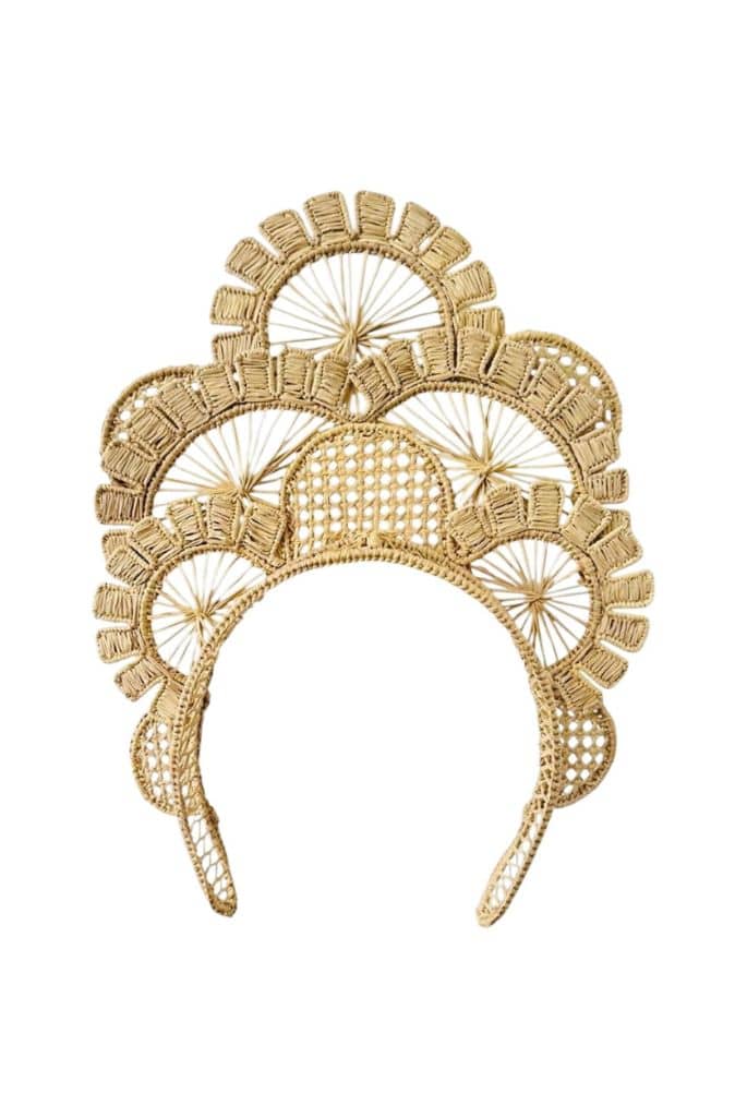 Diadema de palma de iraca Reina (2)